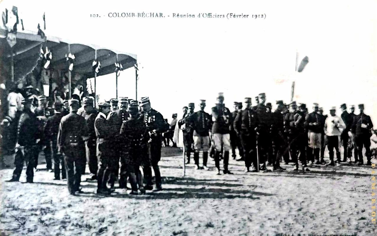 Colomb-Bechar - Reunion d'Officiers - 1913.jpg